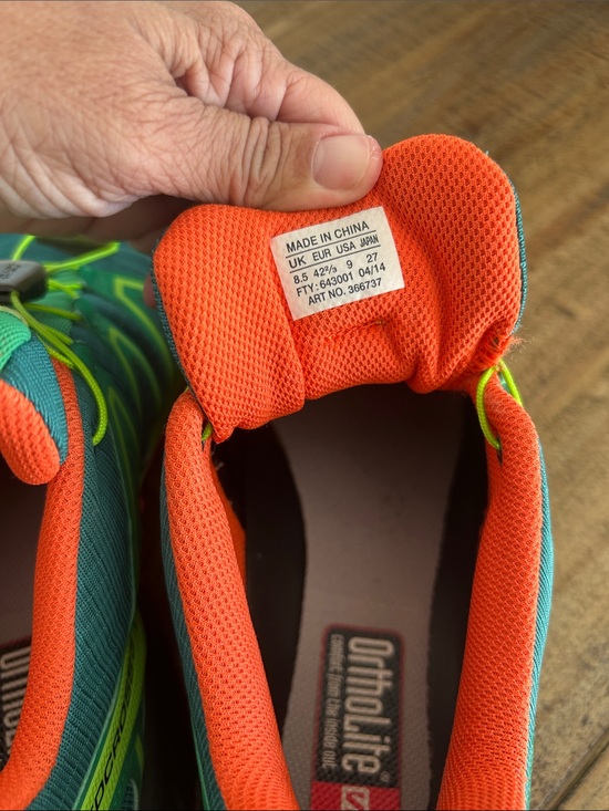 Salomon Trail Runners in Green, Orange & Yellow Speedcross 3 main image 3